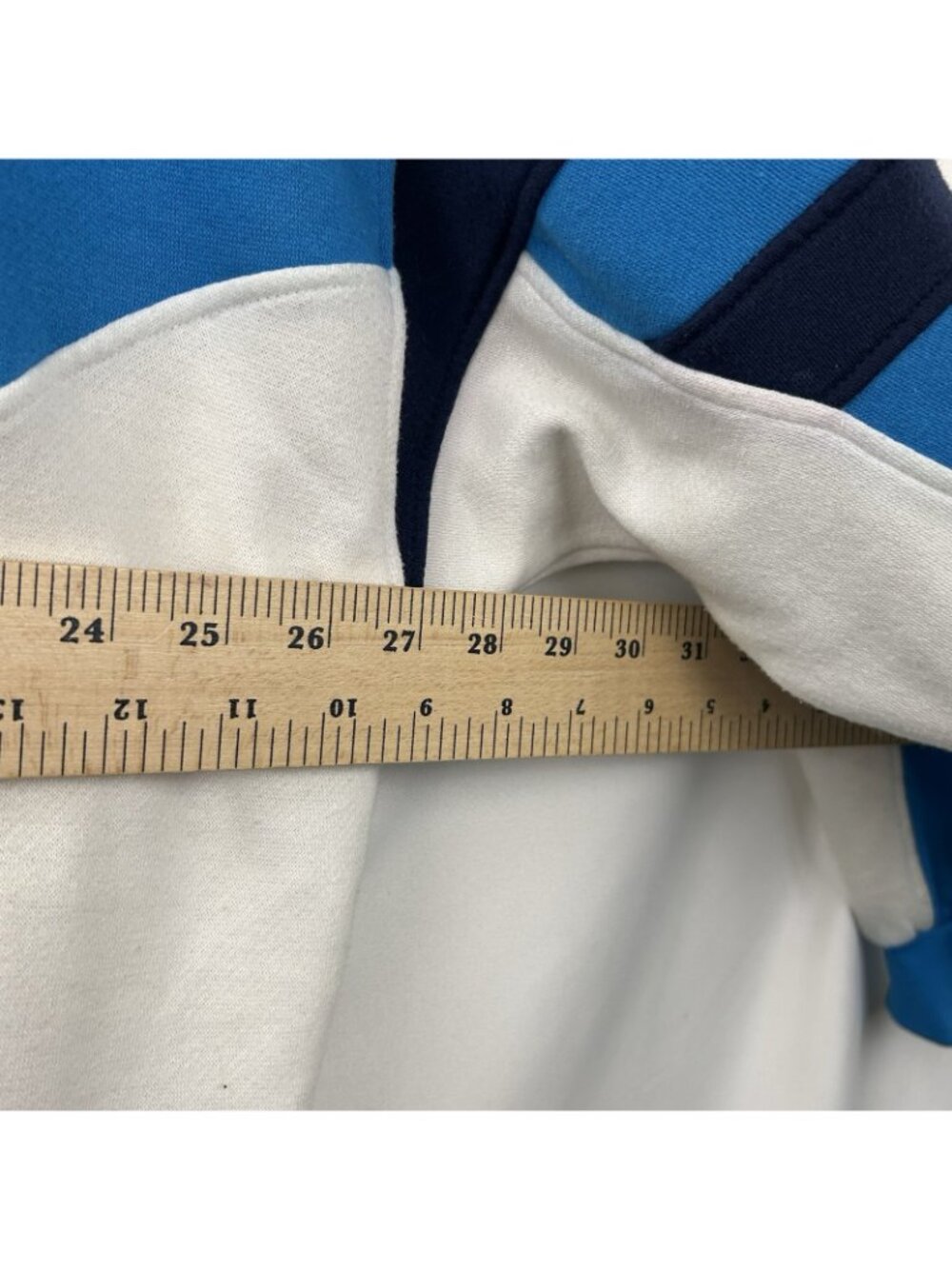 Vintage 90s Adidas Color Block Sweater Men’s XL Blue White Full Zip Sportswear - Picture 4 of 16